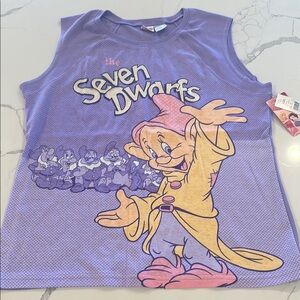 Disney Purple Seven Dwarfs Kids Dress or Tank Top
